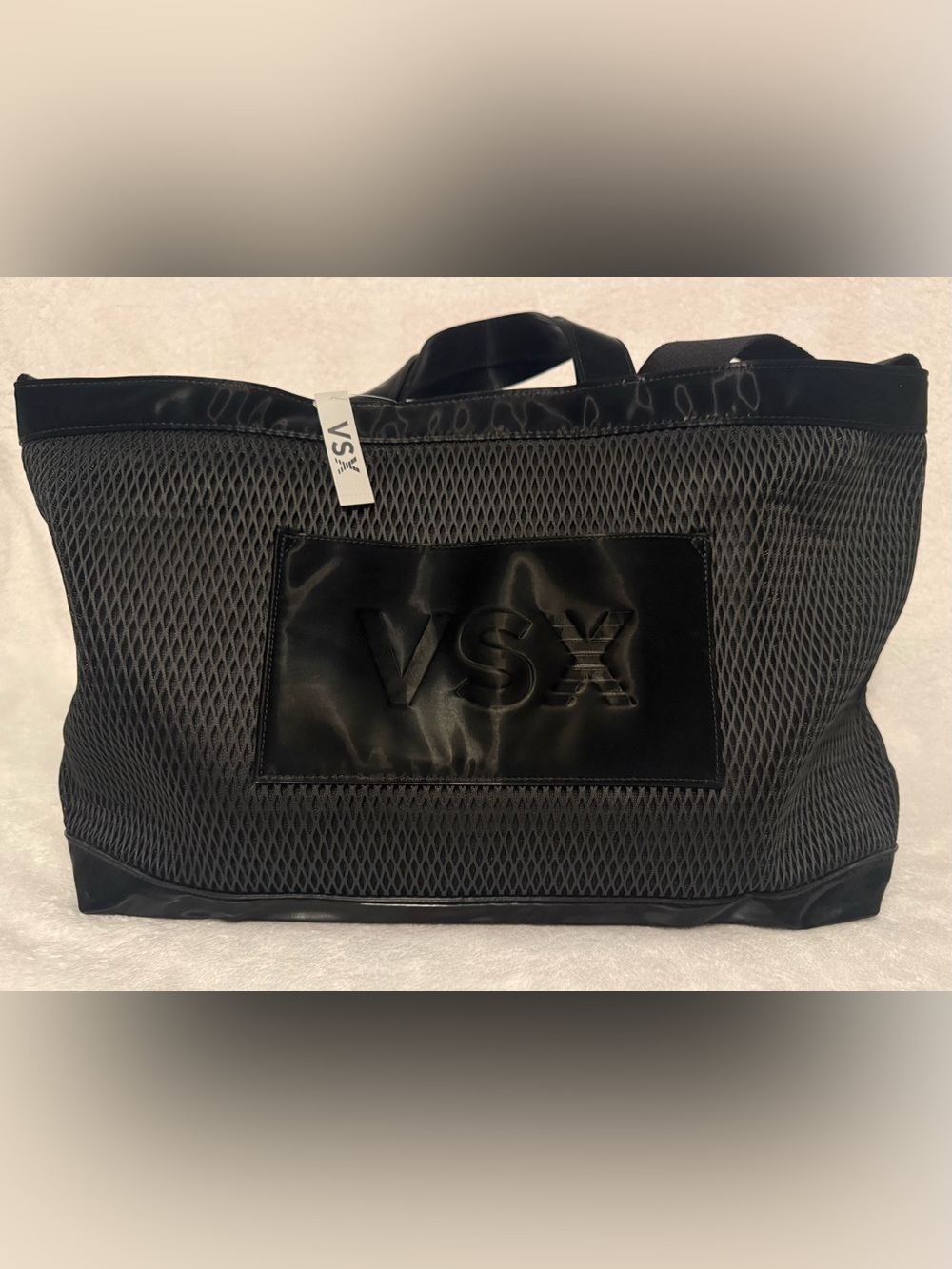 NWT Victoria’s Secret VSX Mesh Tote Sporty Carry/Travel Bag w/Double Handles